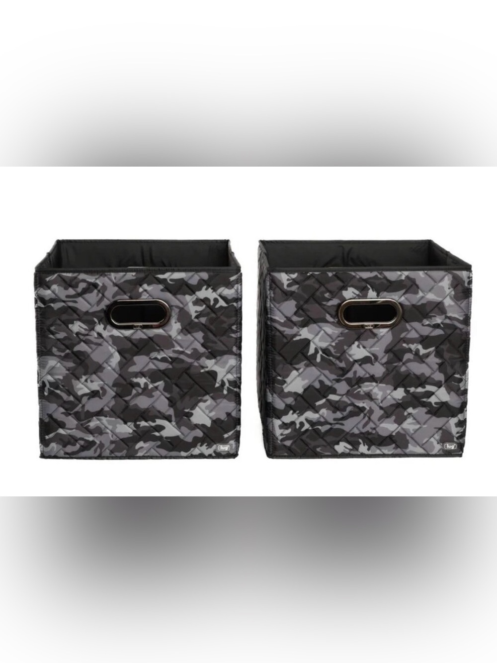 NWT LUG Fall Box Cargo 2pc Collapsible Cube Bins Camo